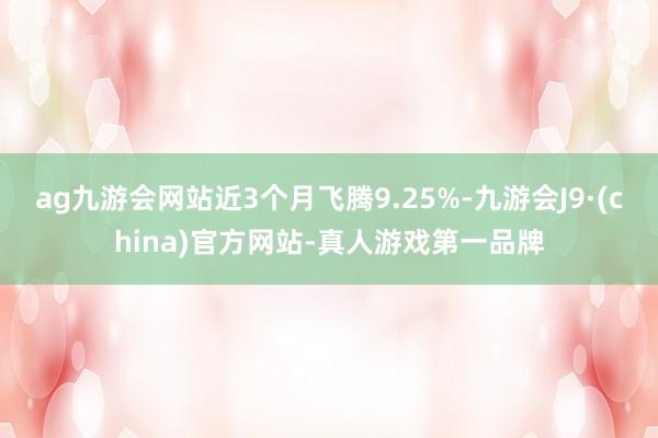 ag九游会网站近3个月飞腾9.25%-九游会J9·(china)官方网站-真人游戏第一品牌