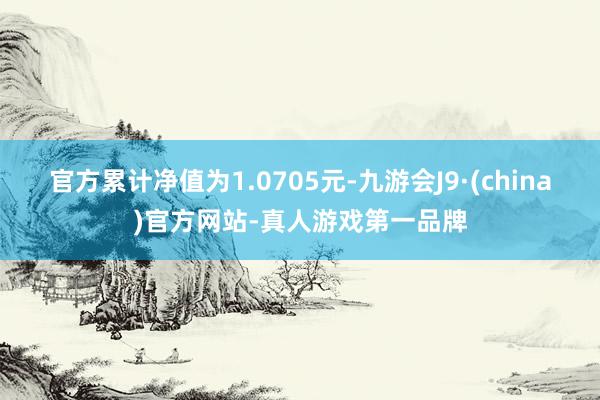 官方累计净值为1.0705元-九游会J9·(china)官方网站-真人游戏第一品牌