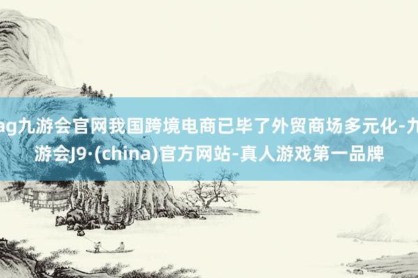 ag九游会官网我国跨境电商已毕了外贸商场多元化-九游会J9·(china)官方网站-真人游戏第一品牌